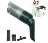 Zuasdvnk Vacío del pelo del gato, vacío del pelo del perro, Caso de aseo inalámbrico para gatitos, Devuelve la pelusa de animales pequeños a la computadora