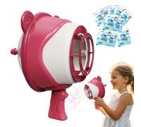 Zuasdvnk Varitas De Burbujas - Máquina de Burbujas de Espuma para Fiestas,Juguetes de Verano Accionados por Viento para Juegos al Aire Libre con Solución para Niños y Niñas, Favoritos para Cumpleaños