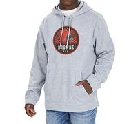 Zubaz NFL Cleveland Browns Team Graphic - Sudadera con Capucha para Hombre, Color Gris, Talla Grande