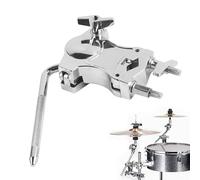 Zubehors Abrazadera de tambor, soporte de montaje de Tom - Hardware para soportes de batería de aleación de zinc,Abrazadera segura para soportes de tambor Tom, soporte resistente para tambor Tom,