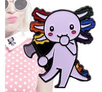 Zubehors Pins de broches de mujer, broches para la moda femenina - Mochilas elegantes Pins Decorative Pins | Coloridos suministros de decoración de camisa de axolotl para citas diarias de