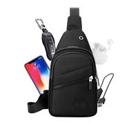 Zubehors Riñonera | Bandolera Cruzada para Hombre,Mochila Mensajera Deportiva Impermeable para Senderismo Running y Exteriores