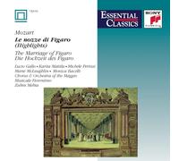 Zubin Mehta – Le nozze di Figaro Highlights – CD – Importación USA – Sony