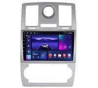 ZUBIX Android 15 Radio Coche con Pantalla Táctil 9 Pulgadas para Chrysler 300C 2005-2007 Navegación GPS Control del Volante 4G WiFi FM Am RDS Mandos Volante Bluetooth,8 Core 4G+WiFi 4G+64G