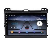 ZUBIX Estéreo de Coche Android Doble DIN para Toyota Land Cruiser Prado 120 2004-2009, Control del Volante con Pantalla táctil de 9 Pulgadas, conexión de Espejo con Bluetooth, navegación