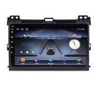 ZUBIX Estéreo de Coche Android Doble DIN para Toyota Land Cruiser Prado 120 2004-2009, Control del Volante con Pantalla táctil de 9 Pulgadas, conexión de Espejo con Bluetooth, navegación