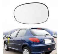 ZUBIX Reemplazo del Cristal del Espejo Usado para Peugeot 206 207, Retrovisor Exterior Ajustable Adecuado Reemplazar 1998-2012,206-Left