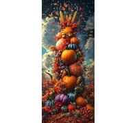 Zucca Dipingere con i Numeri Adulti, Misura XXL 50x150cm,Il Mais Paint by Numbers Kit Principianti Con 3 Penne, Kit Fai Da Te, Hobby Creativi Adulti Regalo Donna Decorazioni, (Senza Cornice) P0M-84