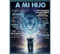 ZUCZUG Mantas para Sofás Personalizado Regalos Manta para Mi Hijo De Mamá, Edredones con Letras Impresas, Manta con Mensaje El ánimo Y El Amor Positivos De Mamá