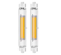ZUCZUG R7S LED 118mm Regulable Bombilla 30w, R7S LED 118mm 30W COB Bulb Equivalente 200w 300w Lámpara Halógena, Lámpara de Varilla R7S LED, 3000lm, Blanco Cálido 3000K, Sin parpadeo, paquete de 2