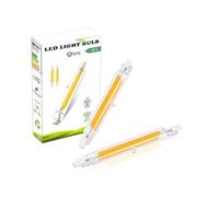 ZUCZUG R7S Led Bombilla 118mm 20w Regulables, R7S LED 78mm COB 10w equivalente 80w 100w Bombilla Halógena, Blanco Frio 6000K, 1000LM, iluminación de haz de 360 °, 2 Pack