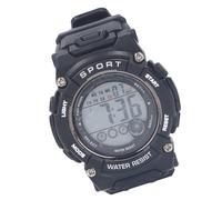 Zudoo Cronógrafo Digital para Niños, Cronógrafo con Alarma Digital para Niños Práctico e Impermeable, Multifunción Decorativa para Actividades Al Aire Libre, Deportes Escolares (Negro)