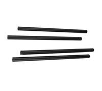 Zudoo Kit de Varilla de Soporte, Varilla de Soporte de 285 mm Práctica Barra de Soporte de Impresora Negra con Conector para Impresora 3D