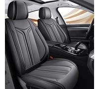 ZuDoxx Fundas de asiento de coche, ajuste universal para Alfa Romeo MiTo 955 Stelvio 949 Tonale 965 Junior 966, juego completo de fundas protectoras para 5 asientos