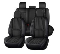 ZuDoxx Fundas de asiento de coche de ajuste universal para Lancia Dedra/Delta/Ypsilon/Kappa/Lybra/Prisma/Thema/Thesis/Y/Y10, juego completo de fundas protectoras de piel de napa, para 5 asientos