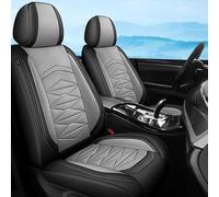 ZuDoxx Fundas de asiento de coche de ajuste universal para Nissan Skyline 200 GT-t (V37)/Skyline 400R (V37)/Skyline GT(V37) impermeable de piel de napa, juego completo para 5 fundas protectoras