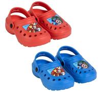 CERDÁ LIFE'S LITTLE MOMENTS Zuecos Avengers Niños Licencia Oficial Calzado Cómodo y Ergonómico Suela Antideslizante y Diseño Exclusivo