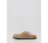 Zuecos Birkenstock BOSTON BB SHEARLING LEOI TABACCO BR LAF taupe talla 38