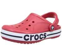 Zuecos Crocs Bayaband unisex para adultos, azul marino (Pepper/Navy), 12 Women/10 Men