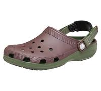 Zuecos Crocs Classic Turbo Unisex, café, 37/38 EU