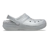 Crocs Classic Fuzz Lined Glitter Clog W 37 - 38 Plateado