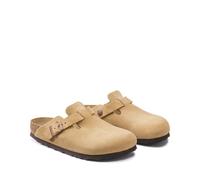 Zuecos beis oscuro de ante Boston de Birkenstock-Beis neutro Neutro 39