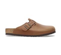 Zuecos de cuero natural aceitado Birkenstock Boston 45