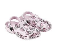 Zuecos de Minnie Mouse - Color Rosa - Talla 30/31 - Fabricados 100% de EVA - Zuecos con Agujeros y Ajuste del Talón - Muy Ligeros y Cómodos - Producto Original Diseñado en España