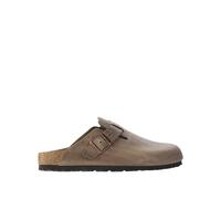 Zuecos de piel Boston Hombre Talla 41. Color Marron