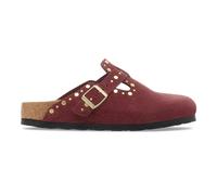 Zuecos de piel de ante remachados Birkenstock Boston 38 Estrecho