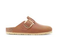 Zuecos de piel nobuck con hebilla grande Birkenstock Boston 41 Étroit