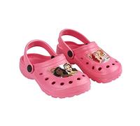 Zuecos de Princesas Disney - Color Rosa - Talla 24/25 - Estampado Impreso en el Frontal - Zuecos Infantiles Elaborados en EVA - Producto Original Diseñado en España