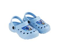 Zuecos de Sonic - Color Azul Claro - Talla 30/31 - Estampado Impreso en el Frontal - Zuecos Infantiles Elaborados en EVA - Producto Original Diseñado en España