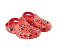 Zuecos de Spiderman - Color Rojo - Talla 26/27 - Fabricados 100% de EVA - Zuecos con Agujeros y Ajuste del Talón - Muy Ligeros y Cómodos - Producto Original Diseñado en España