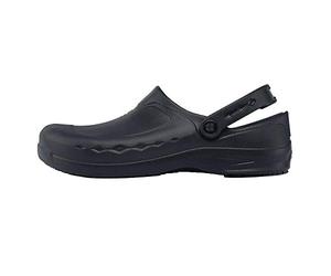 Zuecos de trabajo Negros 66064-42/8 ZINC de Shoes for Crews, unisex, ligeros, número 42, Negro