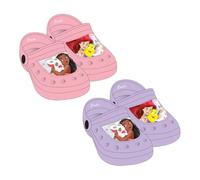 Zuecos Eva Princess para Niño y Niña - Sandalias de Playa Princess Infantiles Antideslizantes, Chanclas Cómodas y Ligeras para Piscina, Verano y Uso Diario