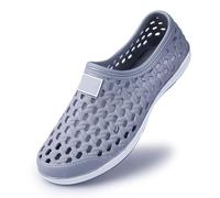 Zuecos Hombre Mujer Eva, Sandalias de agua cerradas, Zapatos de playa Ete Basket Running Sport Perforado, Slip-on à Enhebrado con agujeros de ventilación, suela flexible ranurada - Piscina Jardín