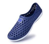 Zuecos Hombre Mujer Eva, Sandalias de agua cerradas, Zapatos de playa Ete Basket Running Sport Perforado, Slip-on à Enhebrado con agujeros de ventilación, suela flexible ranurada - Piscina Jardín