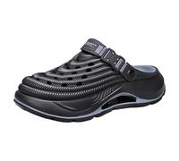 Zuecos Hombre Verano con Gruesa, Sandalias de Playa Antideslizantes y Transpirables, Mules Casuales con Correa Ajustable para Exterior