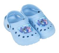 CERDÁ Zuecos infantiles Life's Little Moments Stitch – Estampado Elsa y Anna – Azul 30/31 – 100% EVA