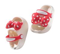 Zuecos Niño Niña Verano Elegantes Y Comodos Zapatillas Niña Casa Playa Cómodas Ligeros Plano Antideslizantes Casual Interior Chica Zapatos (Red, 5-5.5 Years)