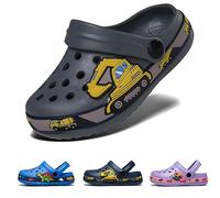 Zuecos Niños Sandalias Zapatillas de Playa Resbalón en Jardín Zapatos Mulas EVA Clogs Niña Niño 27 EU
