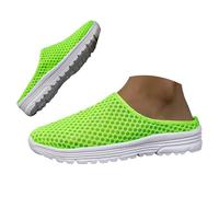 Zuecos para hombre Sabots Unisex Lazy Slip On Zapatillas informales y cómodas para hombres y mujeres Zuecos de jardín Zapatillas de verano Zapatillas de verano, verde, 36 EU