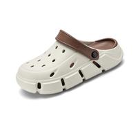 Zuecos para hombre y mujer, zapatos de agua con correa ajustable, sandalias ligeras para jardín, cocina, al aire libre, playa, patio, piscina, ducha, sandalias de verano (talla 44/45, color: color