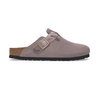 Zuecos para mujer Birkenstock Boston Braided Suede Leather 37 Étroit
