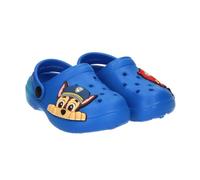 Zuecos PAW Patrol Niño y Niña - Zuecos Infantiles Azules con PINS 3D Chase y Marshall, 100% EVA Ligeros y Cómodos, Correa Trasera, Calzado Verano Playa y Piscina