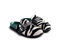 Zuecos Piel Estampado Animal Beulah