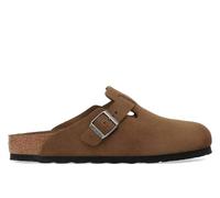 Zuecos planos hombre BOSTON SOFT FOOTBED Narrow Birkenstock 39 Marrón