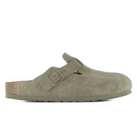 Zuecos planos Unisex BOSTON LEOI NARROW Birkenstock 43 Caqui