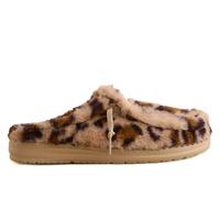 Zuecos planos WENDY SLIPPER LEO FUR 38 Animal Print